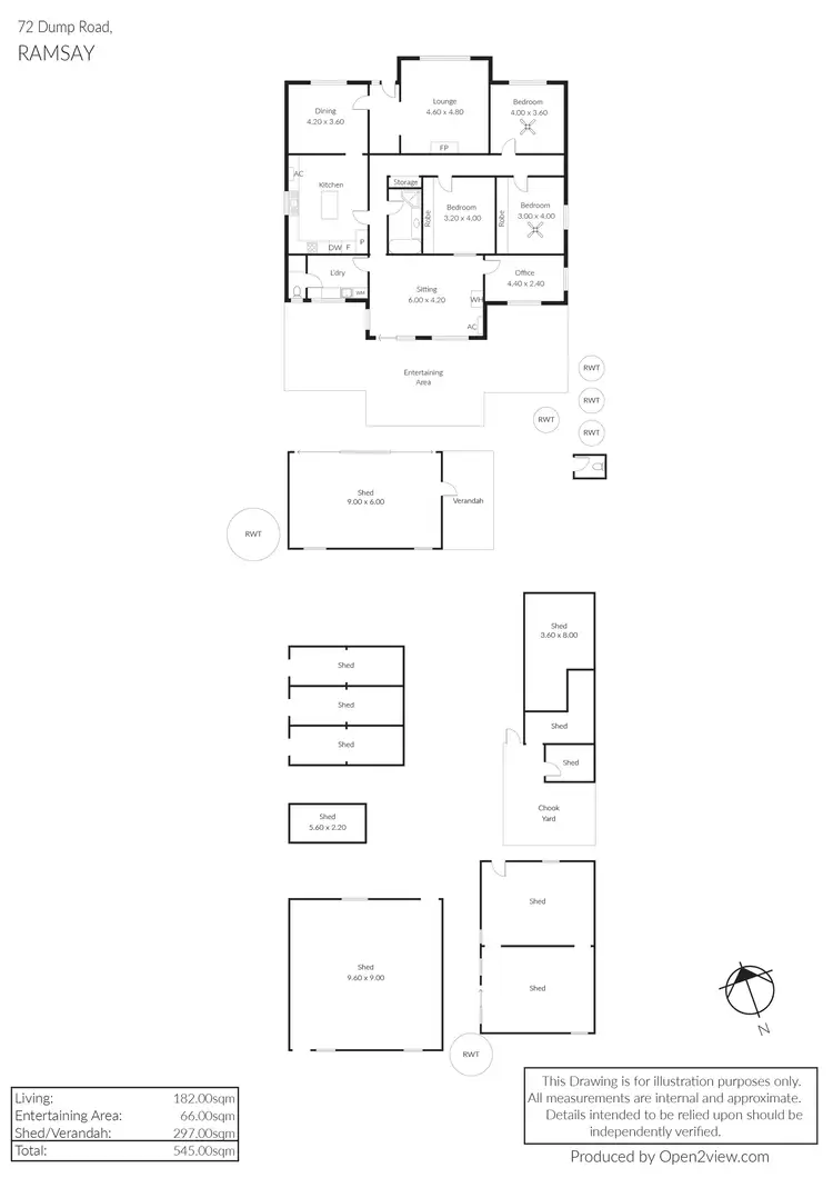 Floorplan of Homely house listing, 72 Dump Road, Ramsay SA 5575