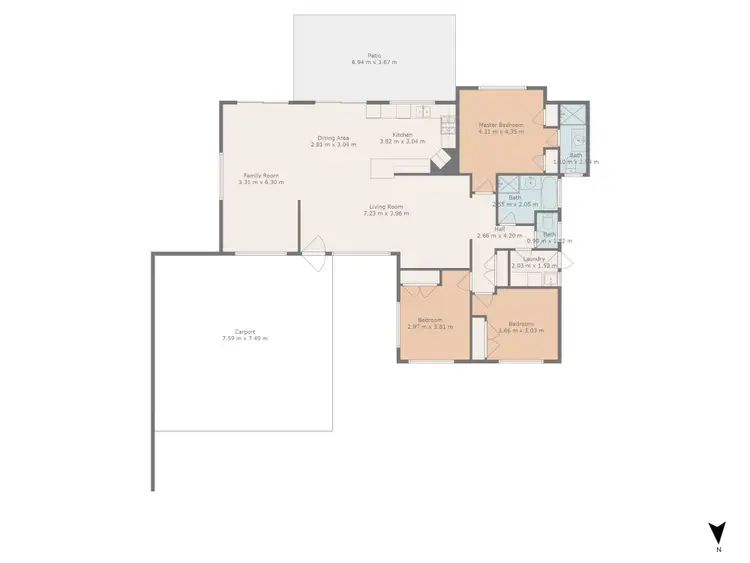 Floorplan of Homely house listing, 33 Alamein Drive, Emerald QLD 4720