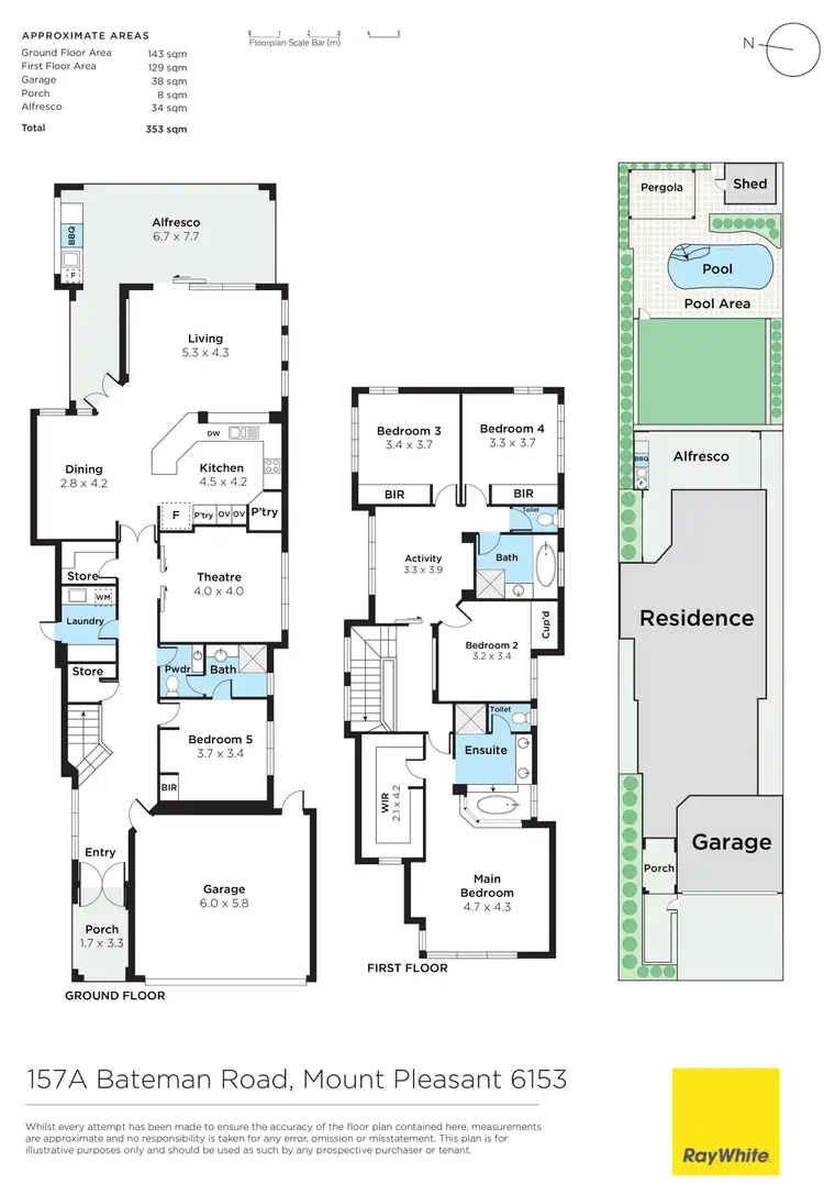 Floorplan of Homely house listing, 157A Bateman Road, Mount Pleasant WA 6153