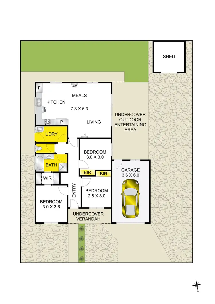 Floorplan of Homely house listing, 14 St Cuthberts Court, Marshall VIC 3216