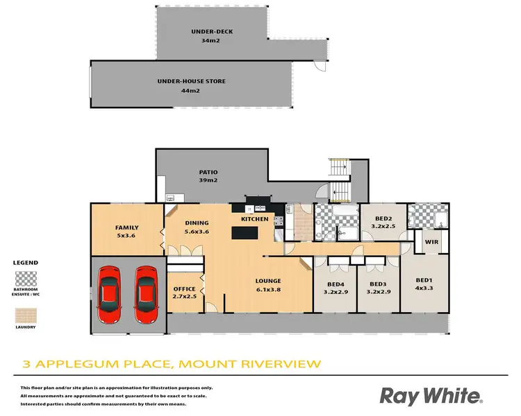 Floorplan of Homely house listing, 3 Applegum Place, Mount Riverview NSW 2774