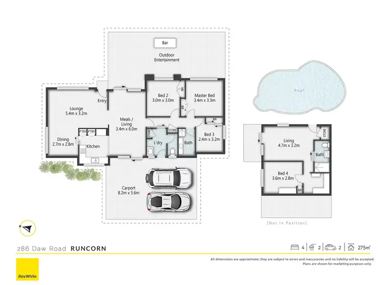 Floorplan of Homely house listing, 286 Daw Road, Runcorn QLD 4113