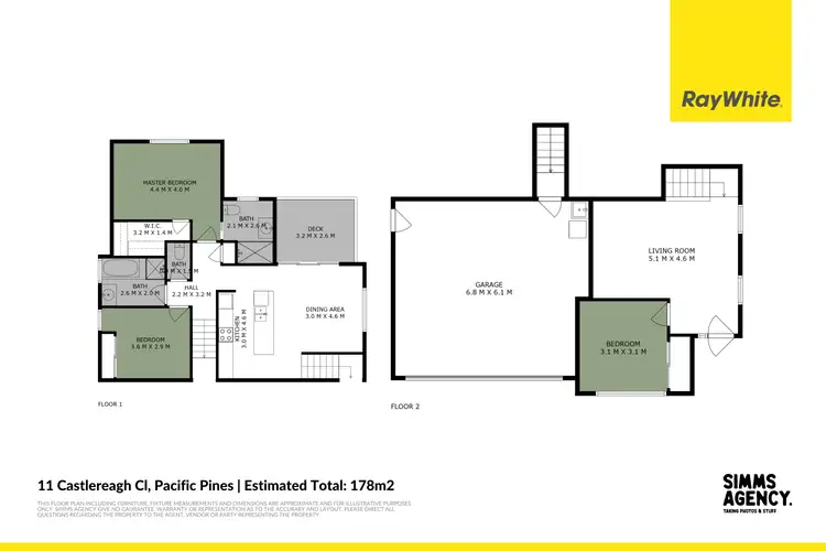 Floorplan of Homely house listing, 11 Castlereagh Close, Pacific Pines QLD 4211