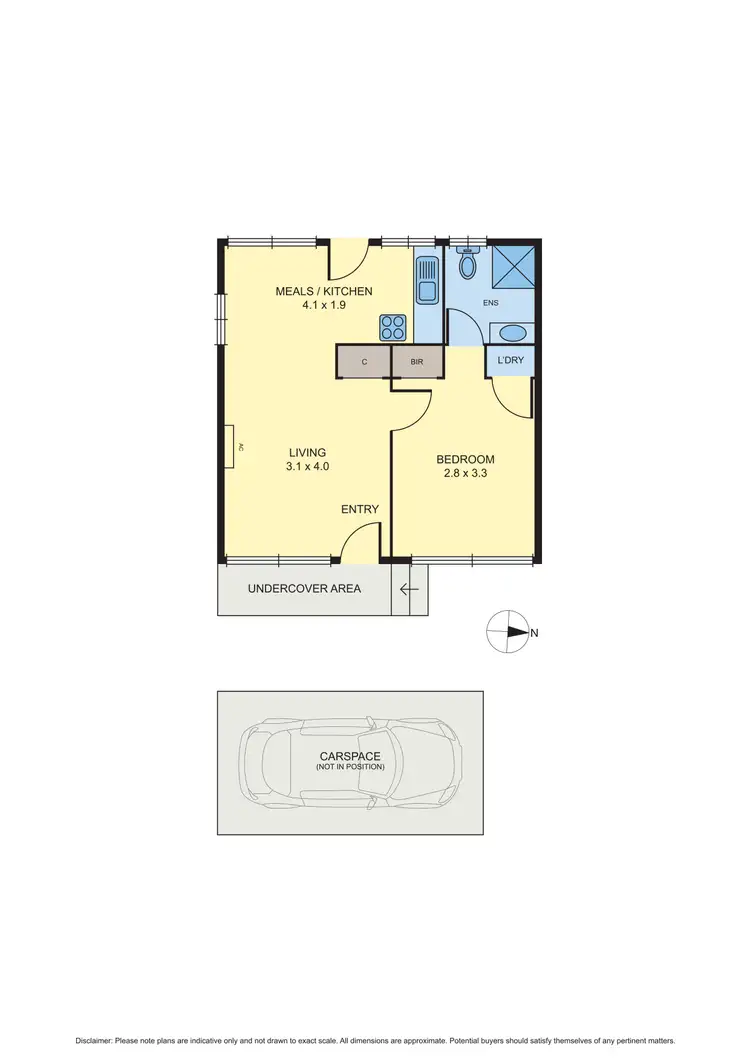Floorplan of Homely unit listing, 2/41 King Street, Dallas VIC 3047