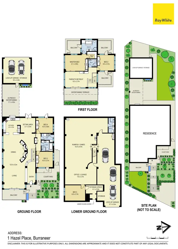 Floorplan of Homely house listing, 1 Hazel Place, Burraneer NSW 2230