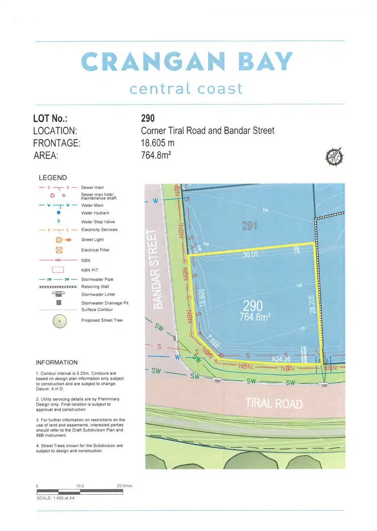 Floorplan of Homely land listing, 7 Yaguna Parade, Crangan Bay NSW 2259