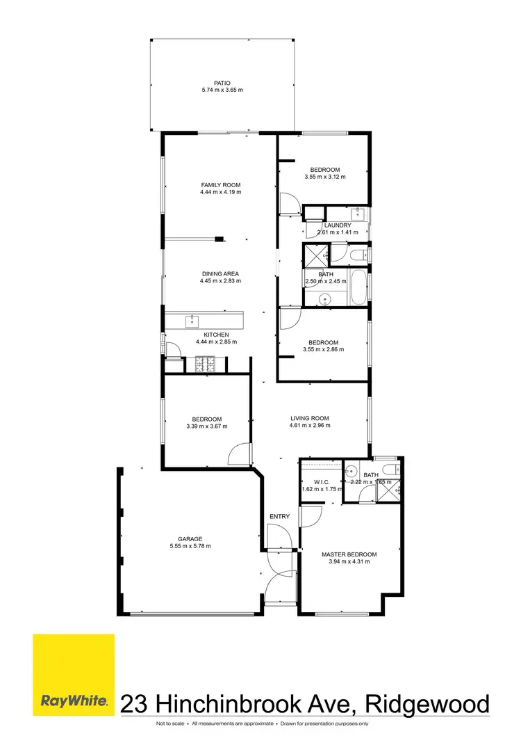Floorplan of Homely house listing, 23 Hinchinbrook Avenue, Ridgewood WA 6030