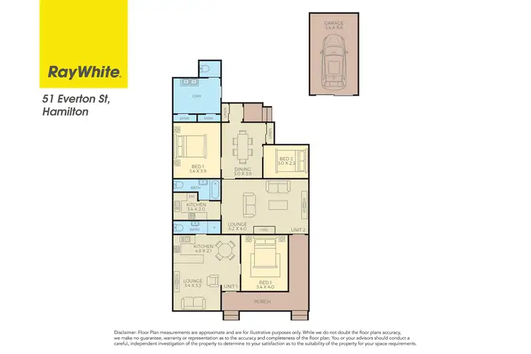 Floorplan of Homely house listing, 51 Everton Street, Hamilton NSW 2303