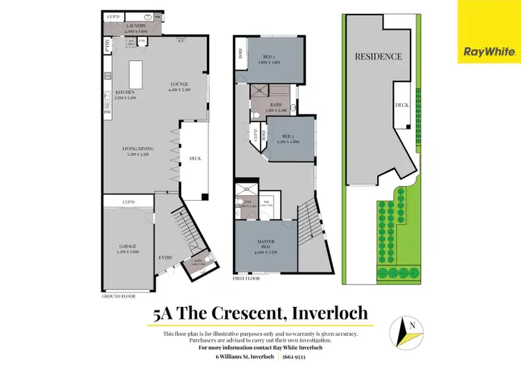 Floorplan of Homely house listing, 5A The Crescent, Inverloch VIC 3996