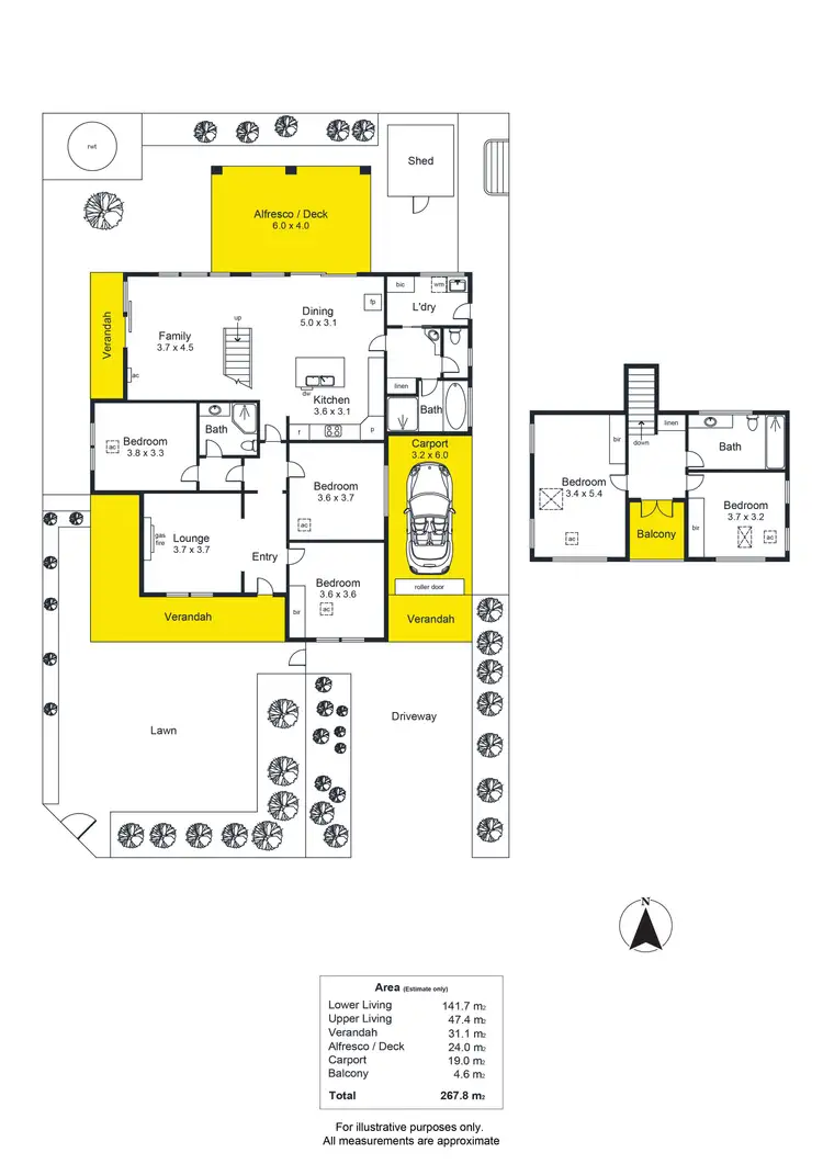 Floorplan of Homely house listing, 44A Ormond Avenue, Daw Park SA 5041
