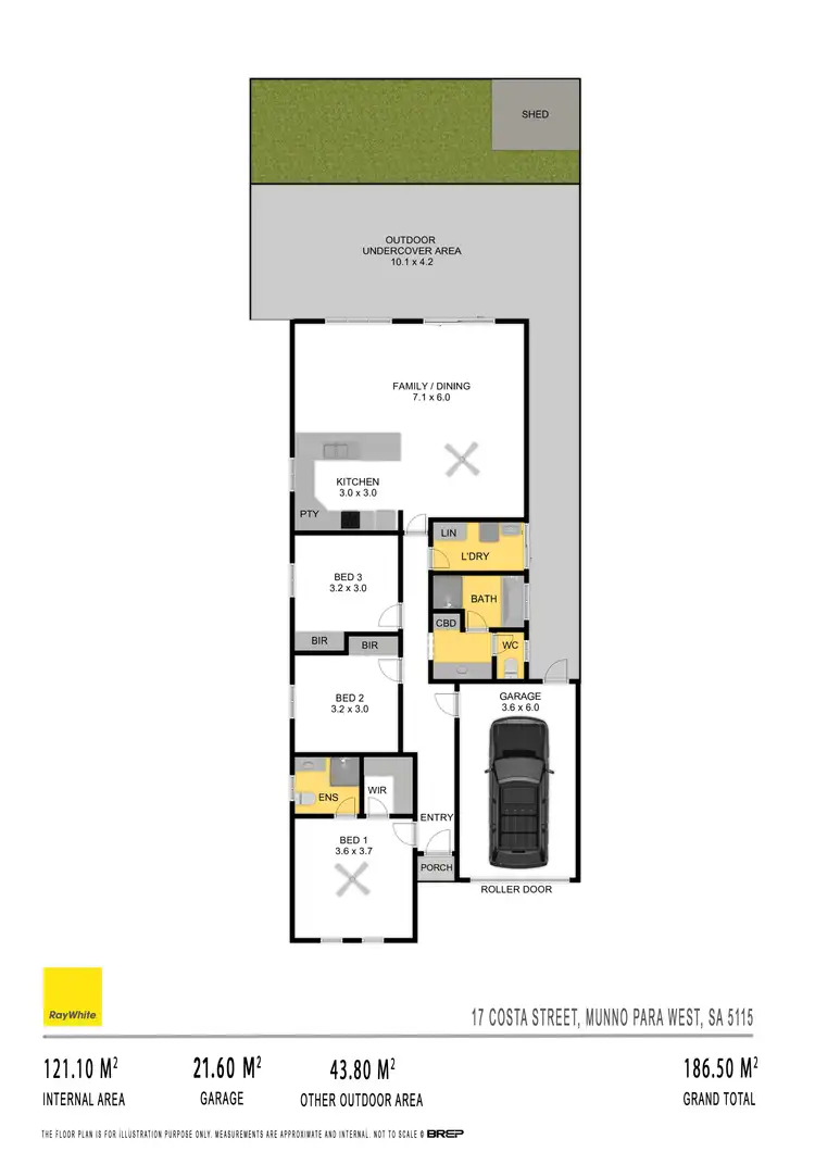 Floorplan of Homely house listing, 17 Costa Street, Munno Para West SA 5115