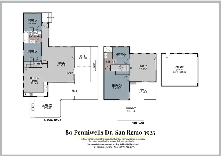 Floorplan of Homely house listing, 80 Penniwells Drive, San Remo VIC 3925