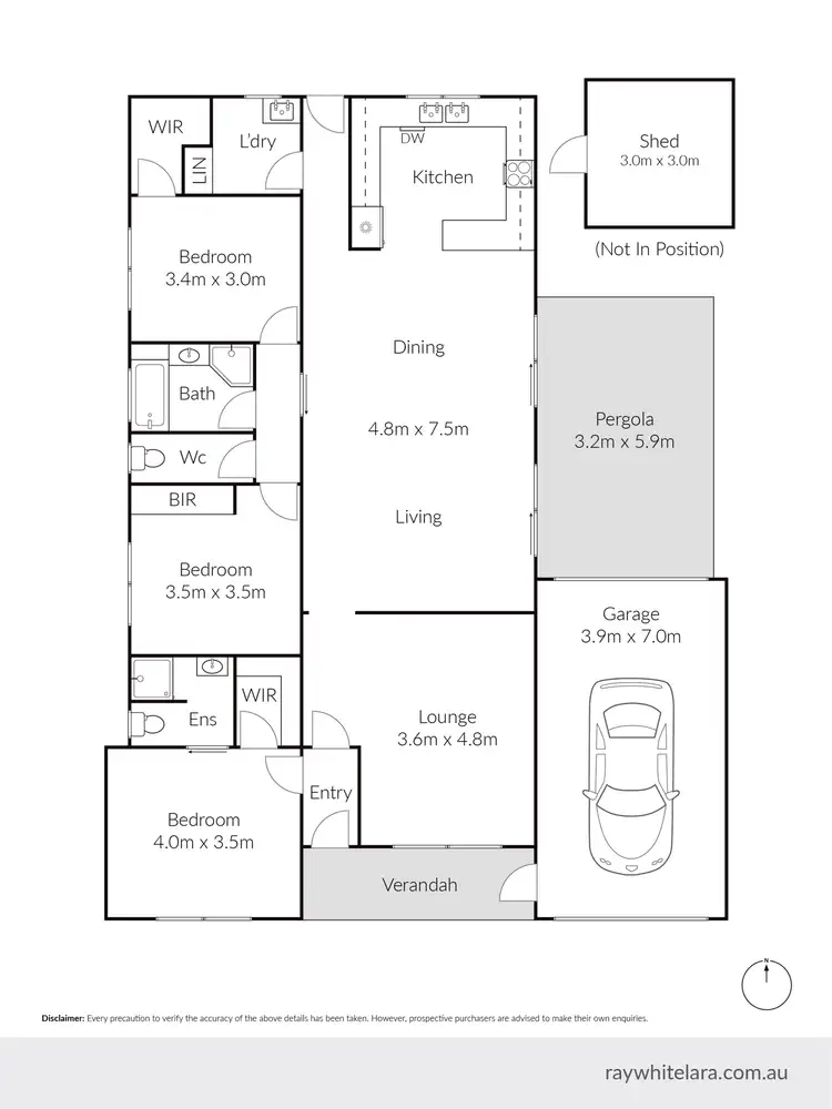 Floorplan of Homely house listing, 34 Britannia Street, Geelong West VIC 3218