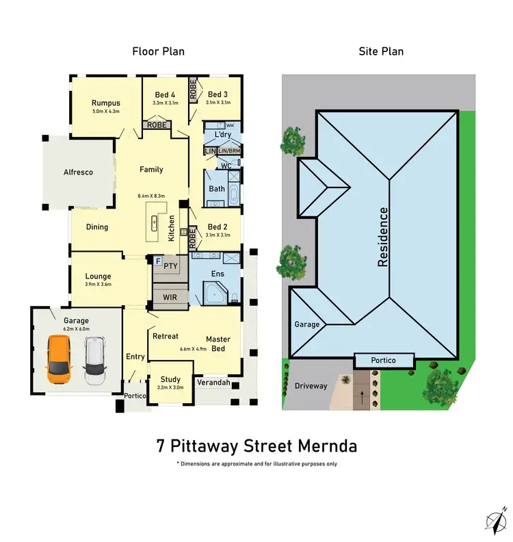 Floorplan of Homely house listing, 7 Pittaway Street, Mernda VIC 3754