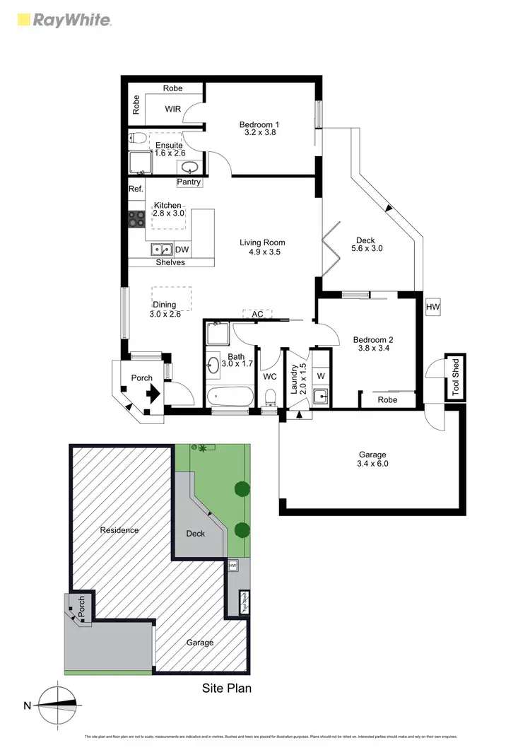 Floorplan of Homely unit listing, 2/26 Scott Street, Seaford VIC 3198