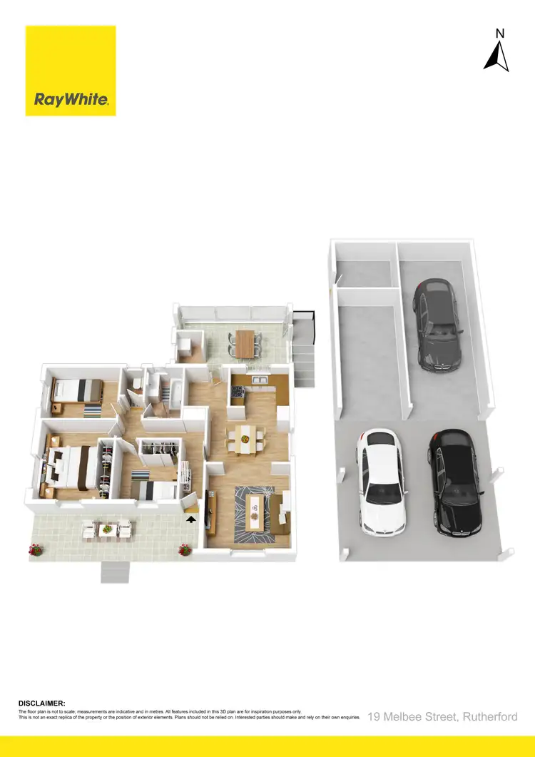 Floorplan of Homely house listing, 19 Melbee Street, Rutherford NSW 2320