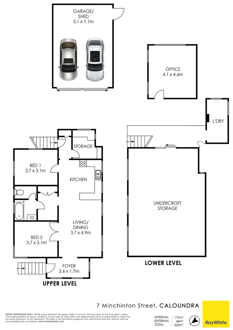 Floorplan of Homely house listing, 7 Minchinton Street, Caloundra QLD 4551