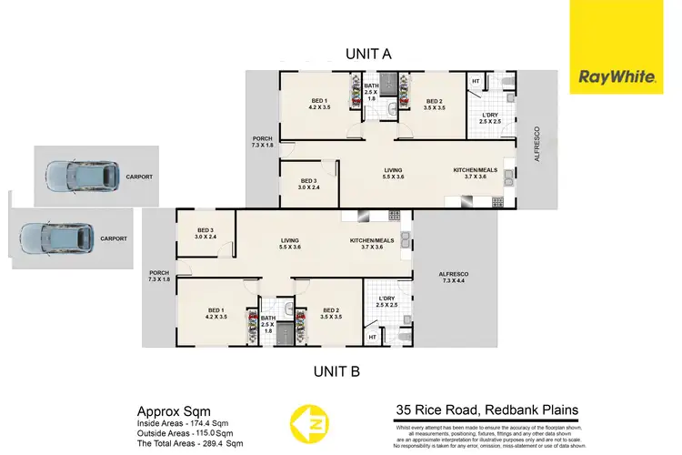 Floorplan of Homely house listing, 35 Rice Road, Redbank Plains QLD 4301