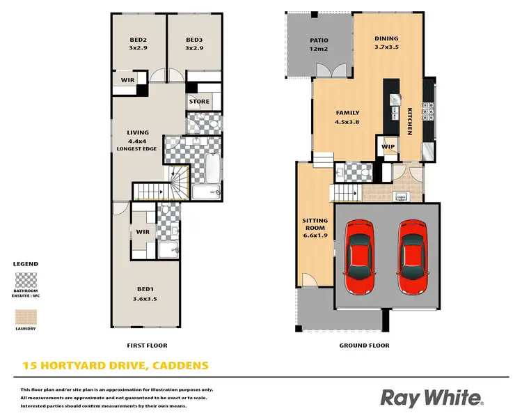 Floorplan of Homely house listing, 15 Hortyard Drive, Caddens NSW 2747