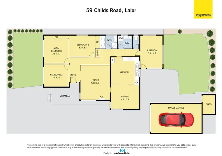 Floorplan of Homely house listing, 59 Childs Road, Lalor VIC 3075