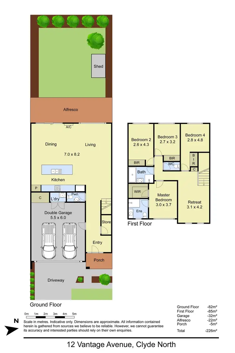 Floorplan of Homely townhouse listing, 12 Vantage Avenue, Clyde North VIC 3978