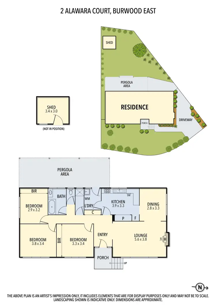 Floorplan of Homely house listing, 2 Alawara Court, Burwood East VIC 3151