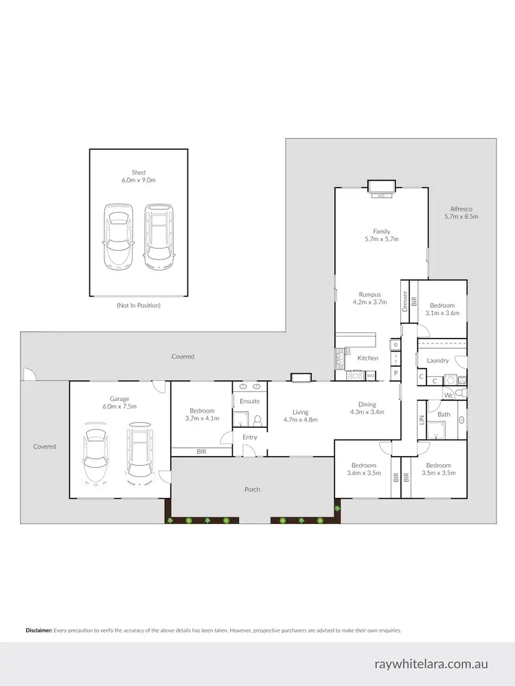 Floorplan of Homely rural property listing, 15 Clifton View Road, Anakie VIC 3213