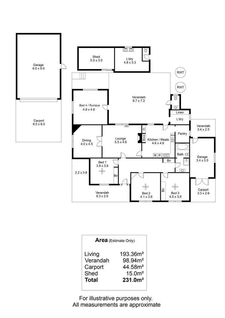 Floorplan of Homely house listing, 15 Annie Terrace, Wasleys SA 5400