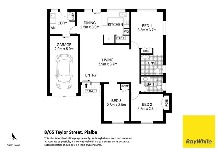 Floorplan of Homely house listing, 8/65 Taylor Street, Pialba QLD 4655