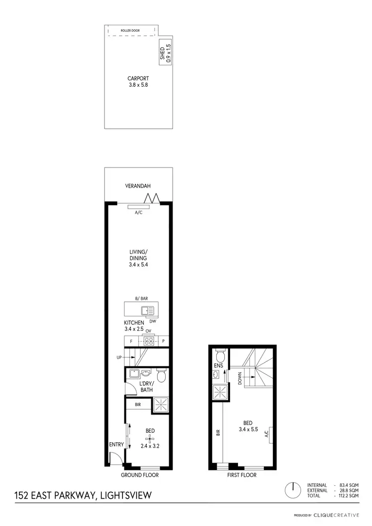Floorplan of Homely house listing, 152 East Parkway, Lightsview SA 5085