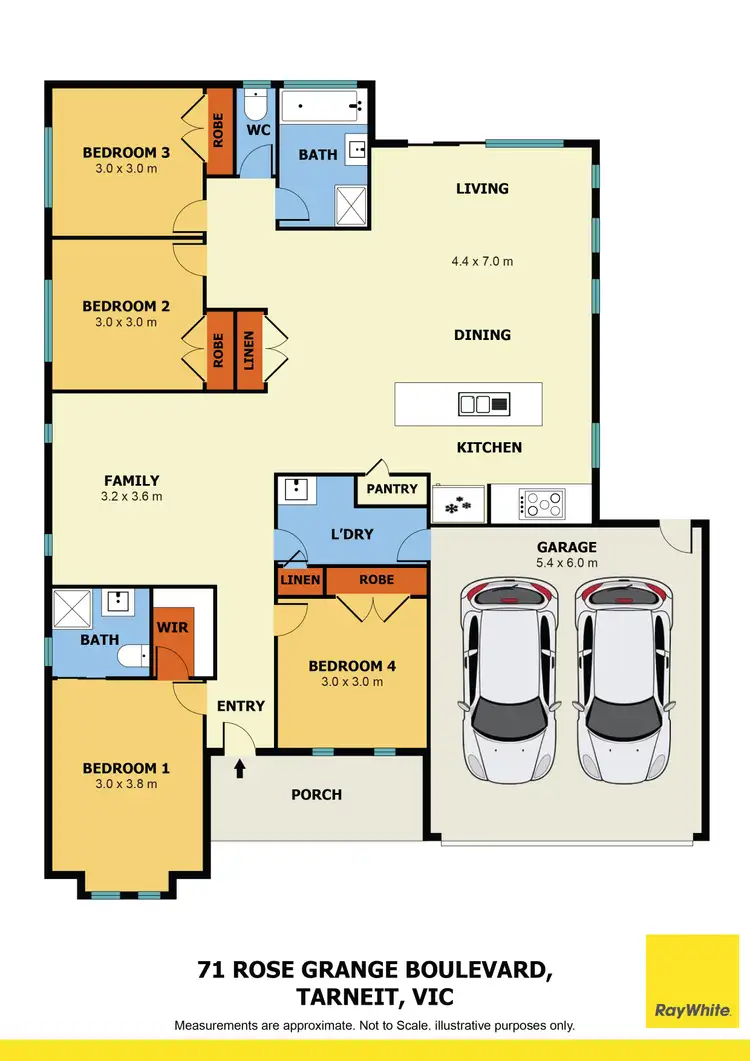 Floorplan of Homely house listing, 71 Rose Grange Boulevard, Tarneit VIC 3029