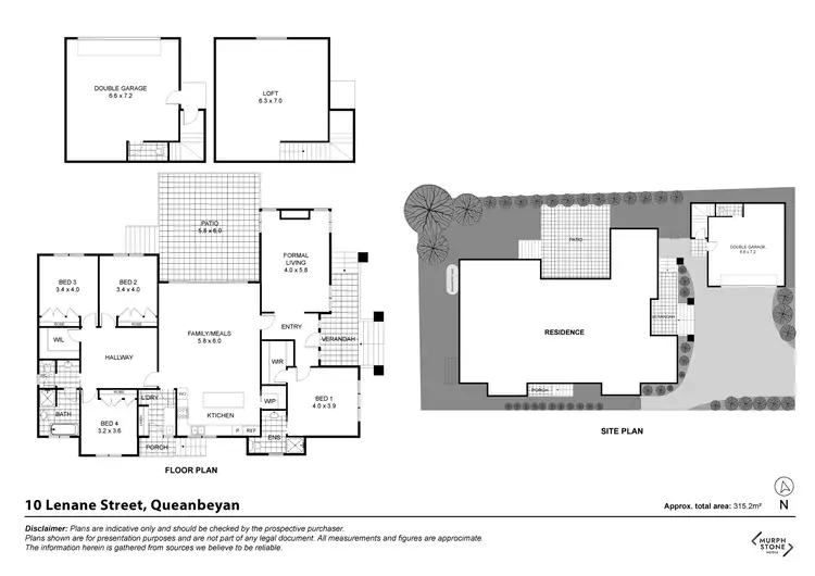 Floorplan of Homely house listing, 10 Lenane Street, Queanbeyan NSW 2620