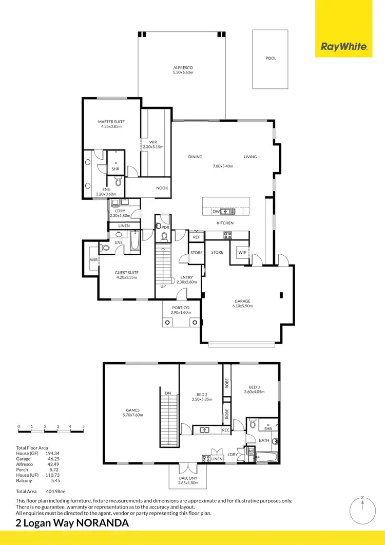 Floorplan of Homely house listing, 2 Logan Way, Noranda WA 6062