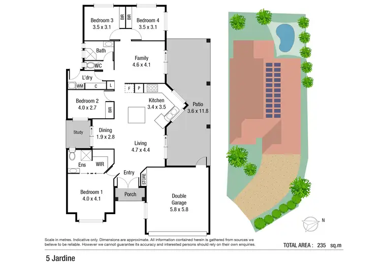 Floorplan of Homely house listing, 5 Jardine Court, Douglas QLD 4814