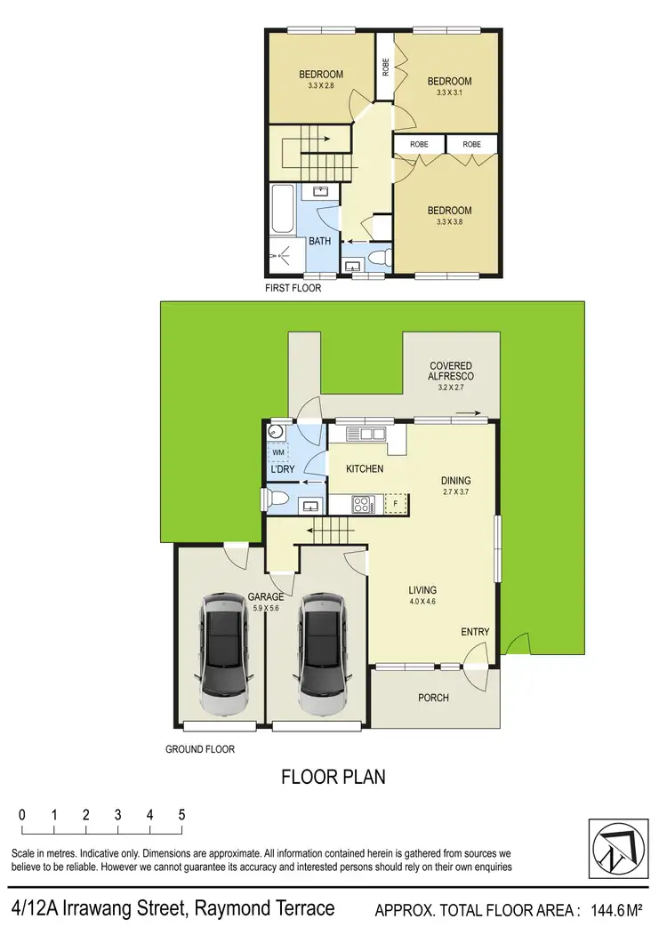 Floorplan of Homely townhouse listing, 4/12A Irrawang Street, Raymond Terrace NSW 2324