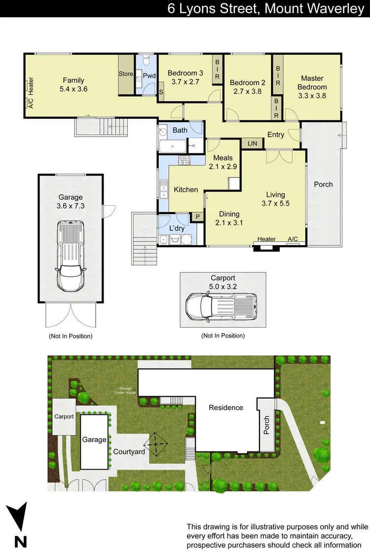 Floorplan of Homely house listing, 6 Lyons Street, Mount Waverley VIC 3149