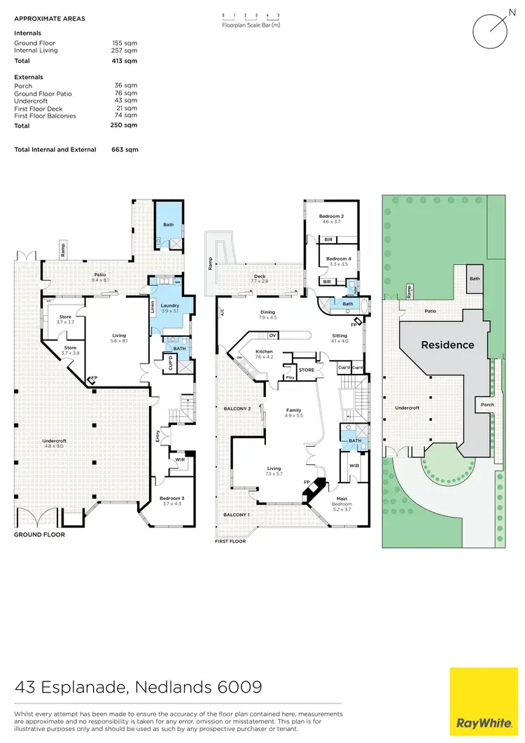 Floorplan of Homely house listing, 43 Esplanade, Nedlands WA 6009