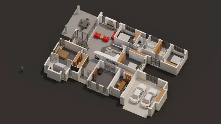 Floorplan of Homely house listing, 1 Fischer Court, Ashfield QLD 4670