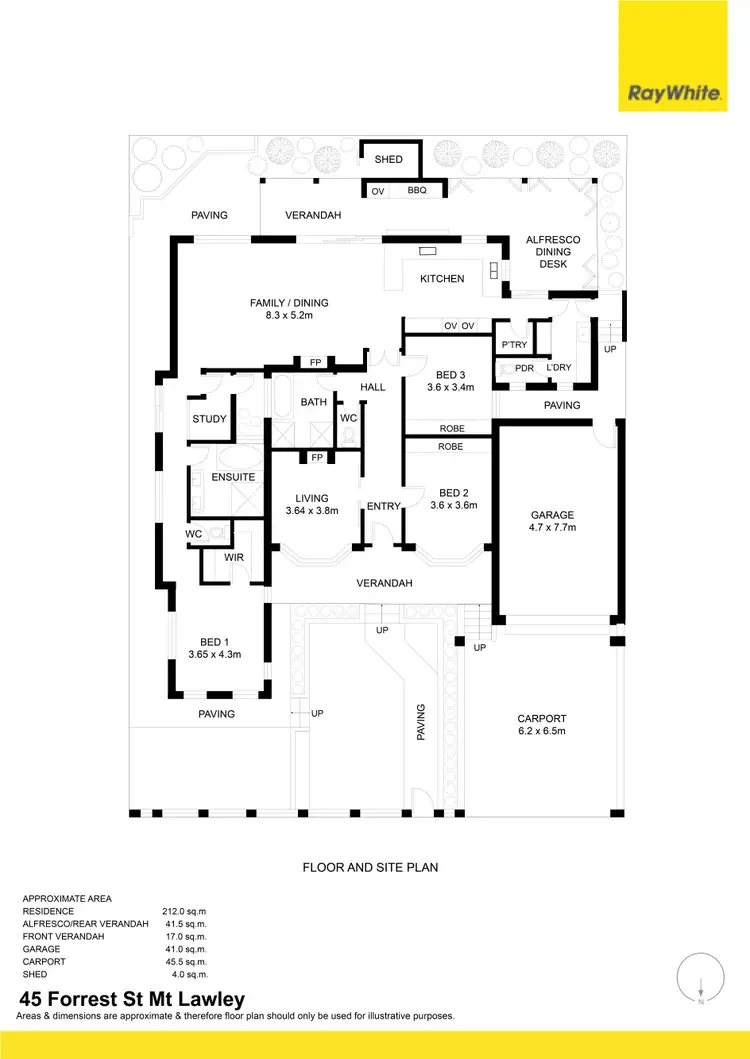 Floorplan of Homely house listing, 45 Forrest Street, Mount Lawley WA 6050