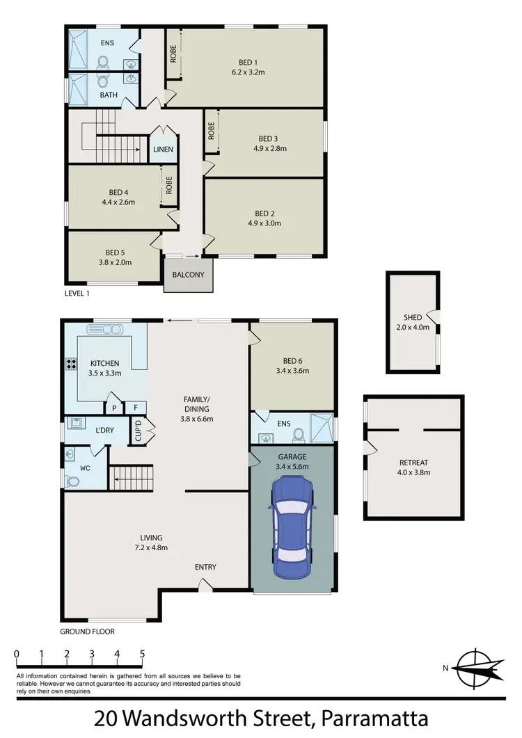 Floorplan of Homely house listing, 20 Wandsworth Street, Parramatta NSW 2150