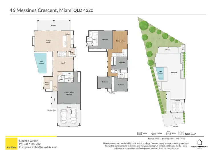 Floorplan of Homely house listing, 46 Messines Crescent, Miami QLD 4220