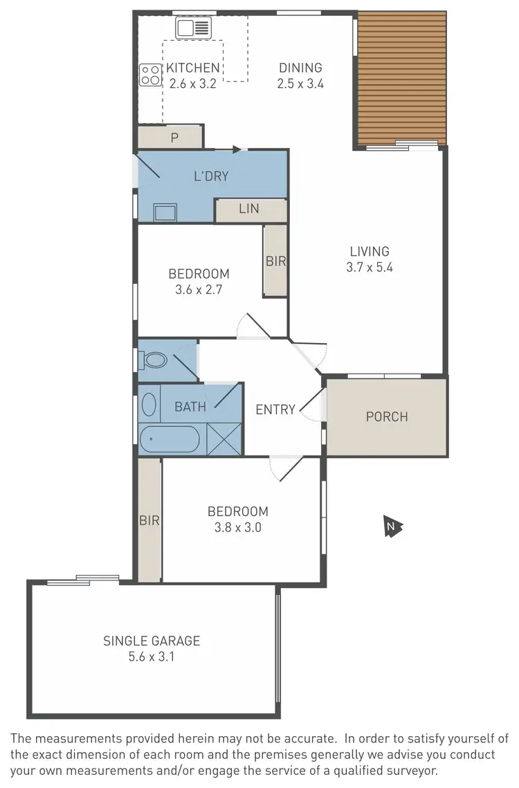 Floorplan of Homely unit listing, 1/59 Chirnside Avenue, Werribee VIC 3030