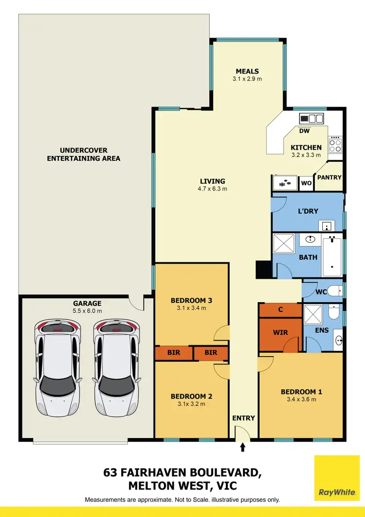 Floorplan of Homely house listing, 63 Fairhaven Boulevard, Melton West VIC 3337