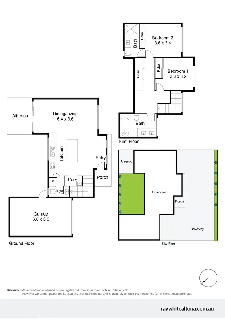 Floorplan of Homely townhouse listing, 2/39 Fitzpatrick Drive, Altona Meadows VIC 3028