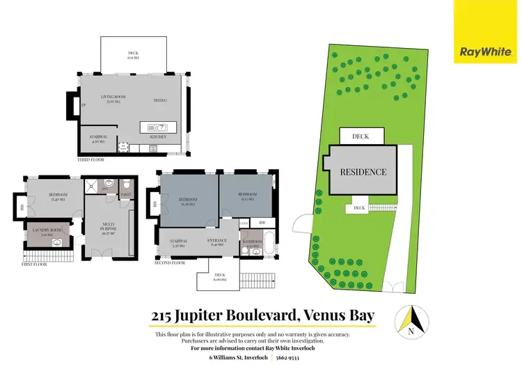 Floorplan of Homely house listing, 215 Jupiter Boulevard, Venus Bay VIC 3956