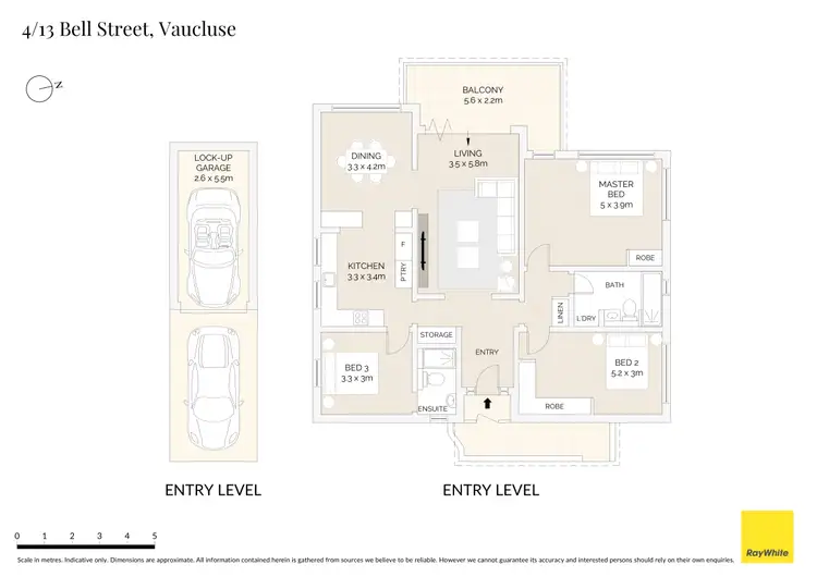 Floorplan of Homely apartment listing, 4/13 Bell Street, Vaucluse NSW 2030