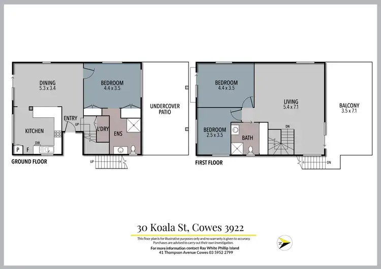 Floorplan of Homely house listing, 30 Koala Street, Cowes VIC 3922