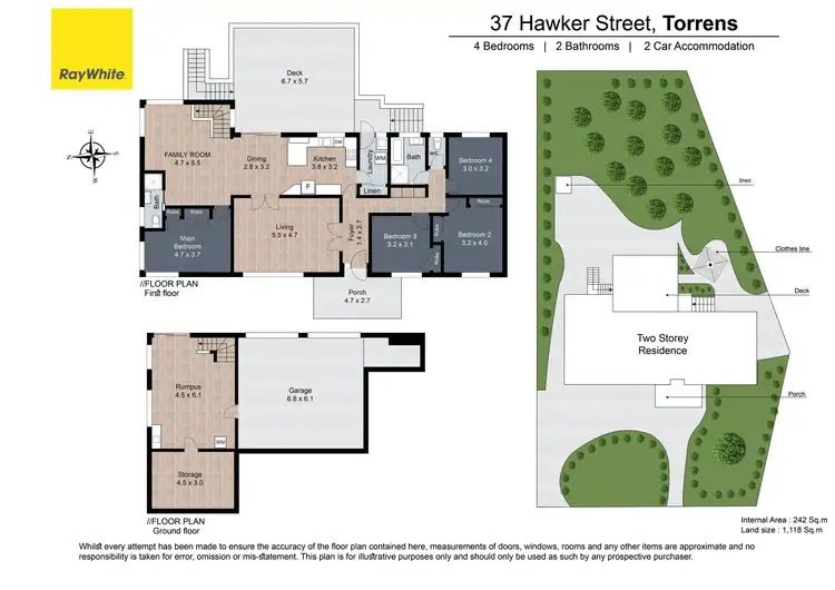 Floorplan of Homely house listing, 37 Hawker Street, Torrens ACT 2607
