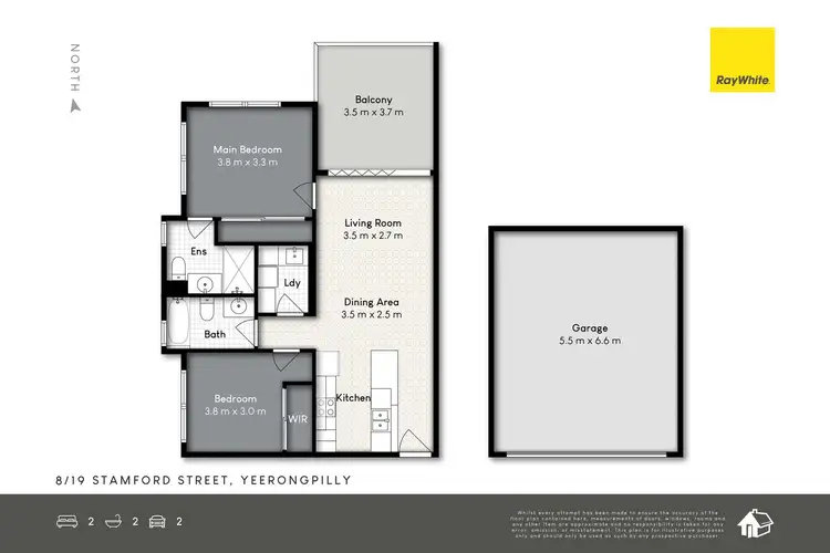 Floorplan of Homely unit listing, 8/19 Stamford Street, Yeerongpilly QLD 4105