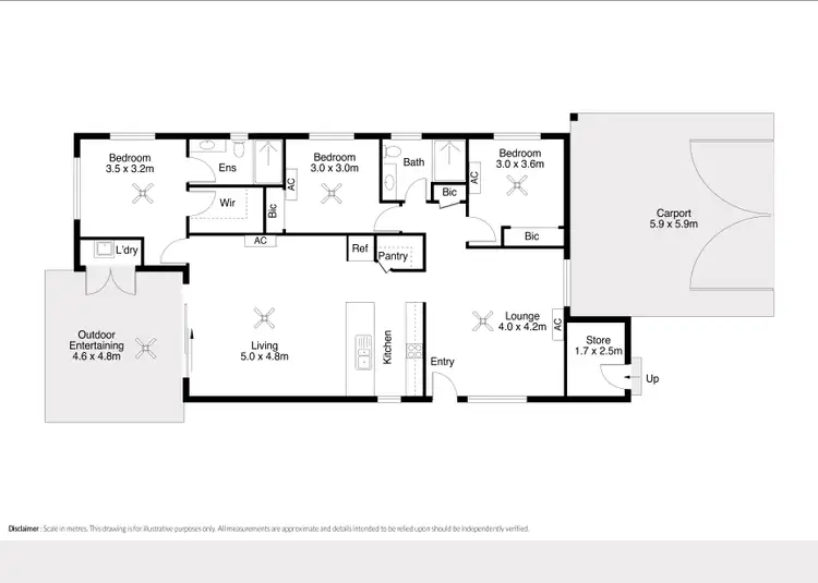 Floorplan of Homely house listing, 1 Wudarr Bend, Cable Beach WA 6726